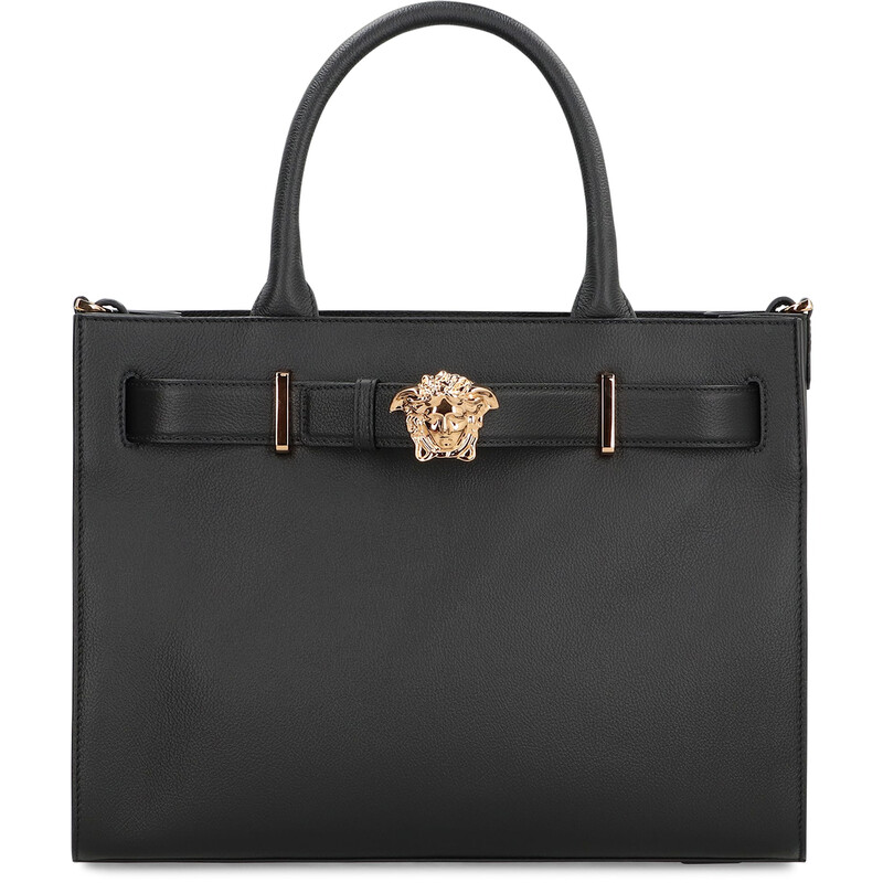 Versace Large Leather Tote Bag 1015537DVIT2T_1B00V 8054034045553