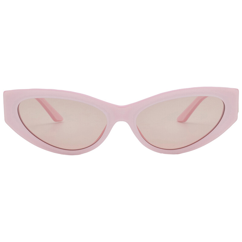 Versace Light Pink Mirror Silver Cat Eye Ladies Sunglasses  display picture 2