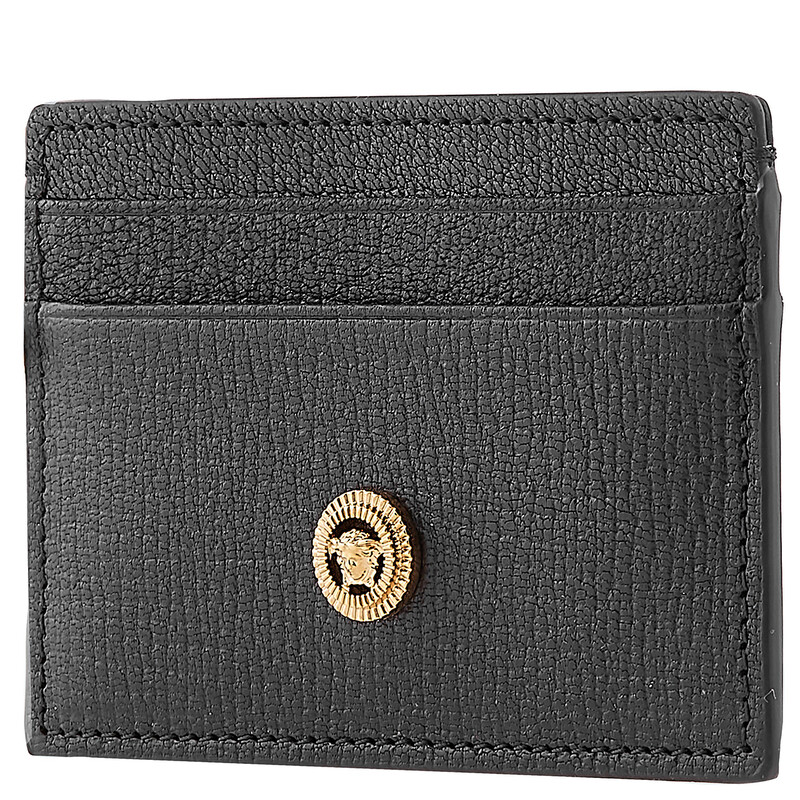 Versace Medusa Biggie Leather Card Case DPN2467-1A10544-BLACK