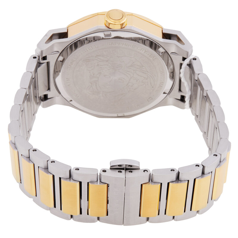 Versace Medusa Deco Quartz Green Dial Watch Ve7b00323 VE7B00323