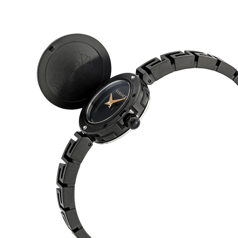 Versace Medusa Secret Quartz Black Dial Ladies Watch  display picture 2