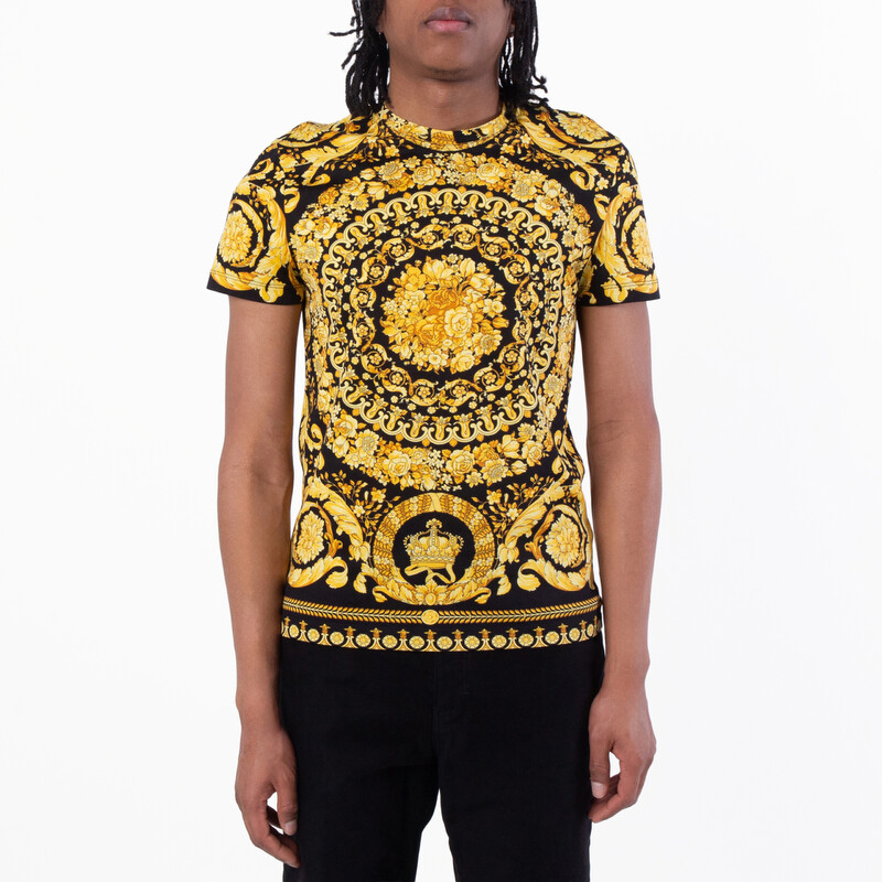 VERSACE ゴールド装飾 ポロシャツ Versace Polo shirt with 