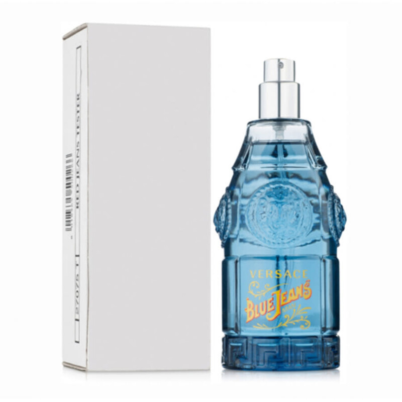 Versace Men's Blue Jeans EDT Spray 2.5 oz (Tester) Fragrances