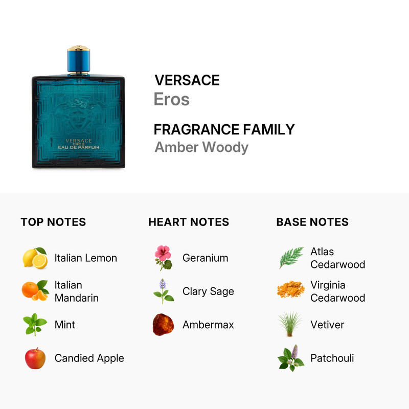 Versace Men's Eros EDP Spray 6.7 oz (200 ml) 8011003861910