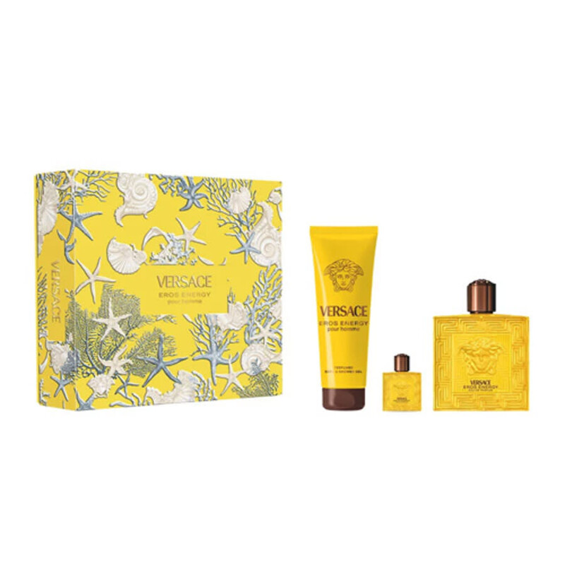 ヴェルサーチ エロス エナジー コフレセット 限定品 EROS ENERGY Versace Men's Eros Energy Gift Set Fragrances 8011003900060