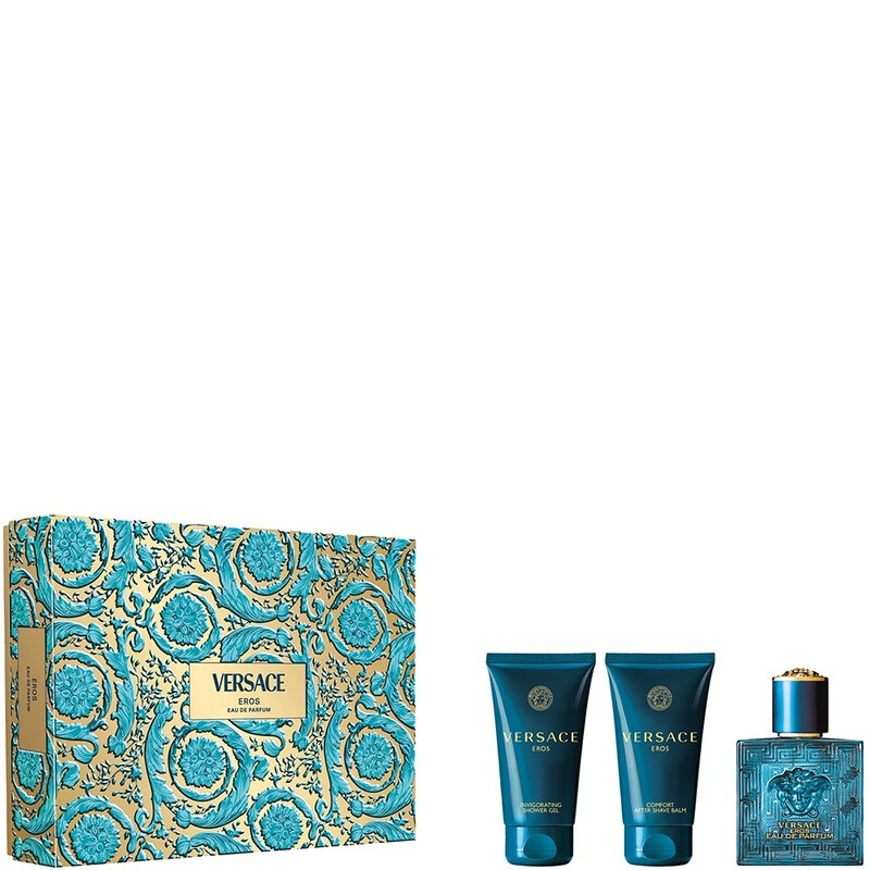 Versace Men's Eros 3pcs EDP Gift Set Fragrances 8011003893621