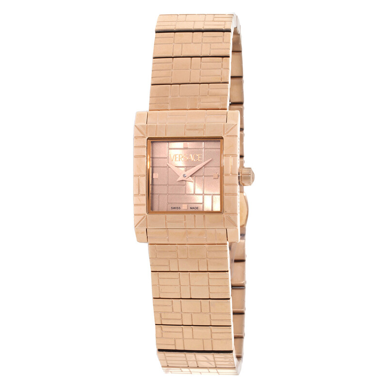 Sale! Versace Rose Gold Ladies Watch Versace La Greca Quartz Rose Gold Dial Ladies Watch  main image 2