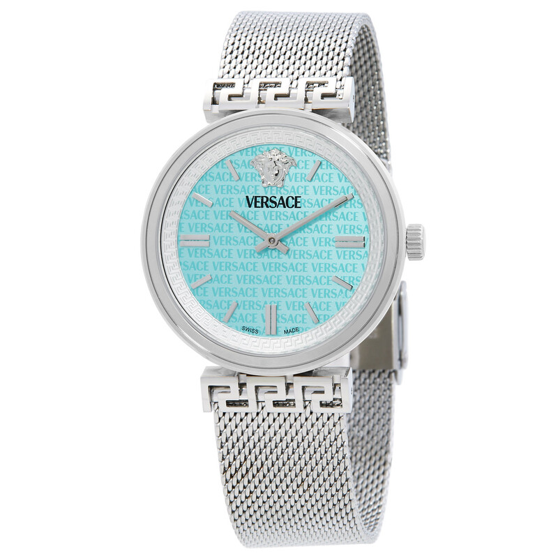 Versace Mythos Quartz Turquoise Dial Ladies Watch VETCA0324  display picture 2