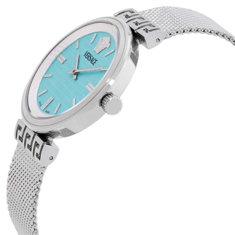 Versace Mythos Quartz Turquoise Dial Ladies Watch VETCA0324