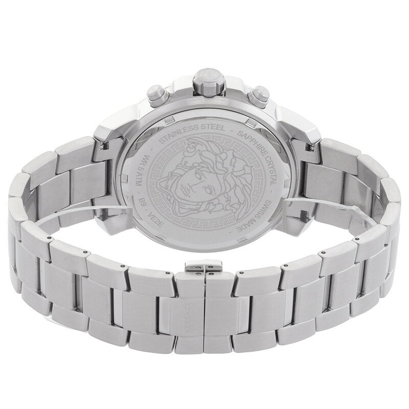 Versace New Chrono Chronograph Quartz Green Dial Men's Watch