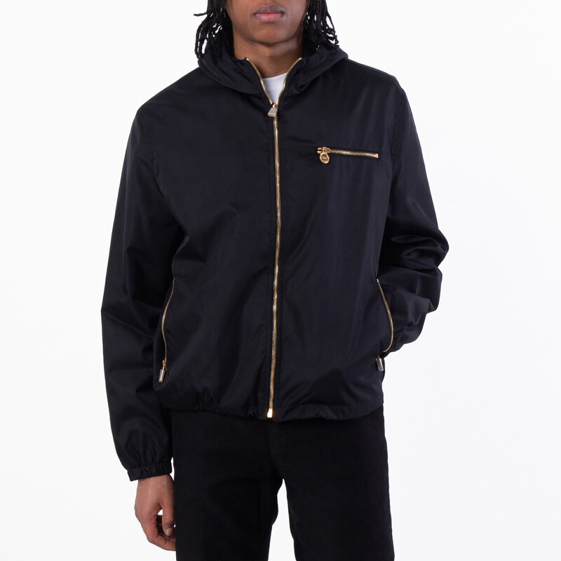 Versace Nylon Windbreaker Jacket, Brand Size 50 ( US Size 40