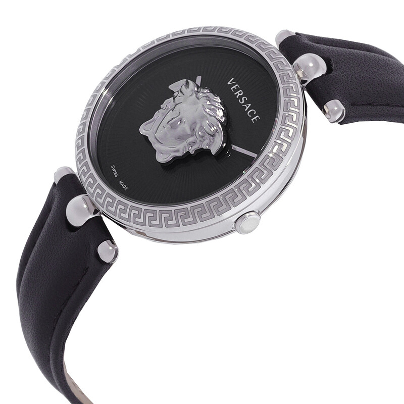 Versace Palazzo Empire Quartz Black Dial Ladies Watch VECQ01020