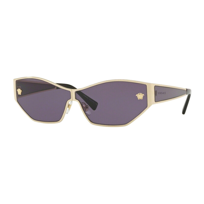Versace Pale Gold Violet Butterfly Ladies Sunglasses 0  display picture 1
