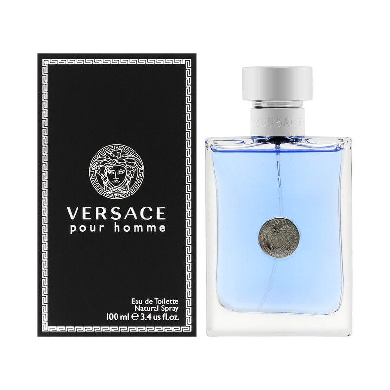 Versace 香水 Versace Signature Homme by Versace EDT Spray (blue / Silver) 3.3
