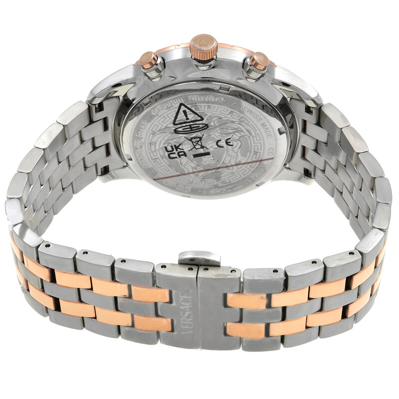 WEST. ウェッシャーツ 緑ver. Versace Sport Chrono Quartz Green Dial Men's Watch VEZCA0424