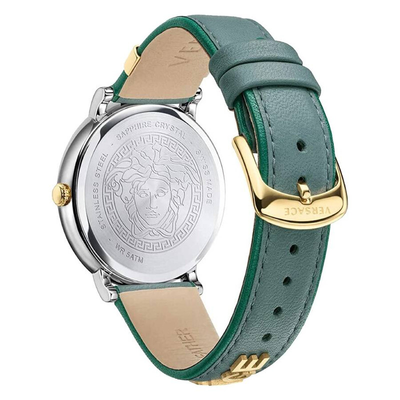 Versace V-Circle Manifesto Quartz Silver Dial Ladies Watch