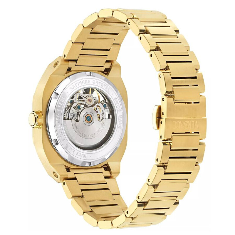 Versace V-Contempo GMT Automatic Black Dial Men's Watch VE0I00425