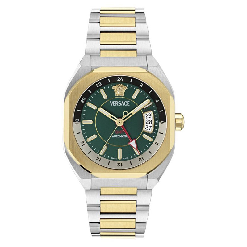 Versace V-Contempo GMT Automatic Green Dial Men display picture 1