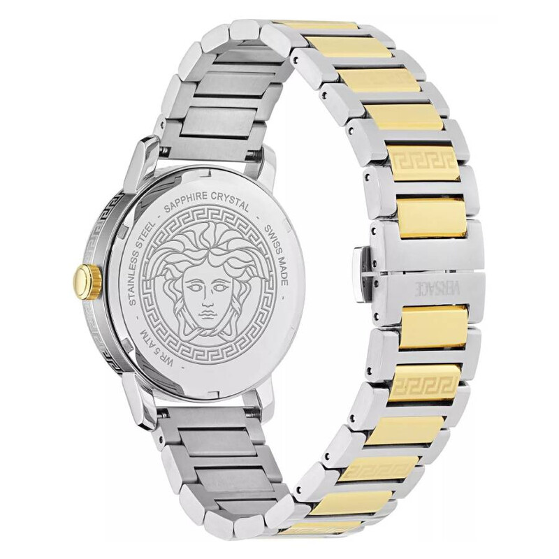 Versace V-Helix Quartz Green Dial Men's Watch VE9G00324