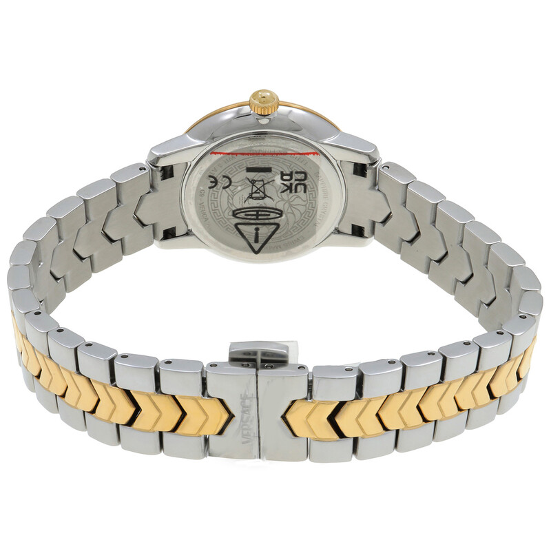 Versace V-Icon Quartz Blue Dial Ladies Watch VEUCA0524