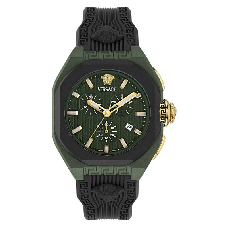 VERSACE 腕時計 Versace V-Legend Chronograph Quartz Green Dial Men's Watch