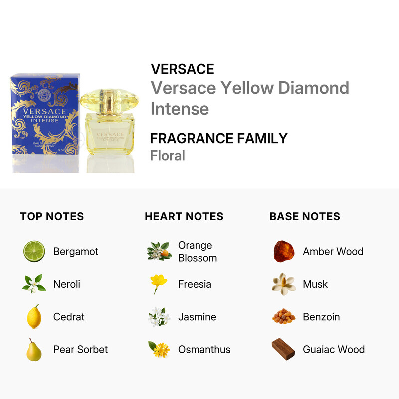 Versace Yellow Diamond Intense/Versace Edp Spray 3.0 Oz (90 Ml) (W