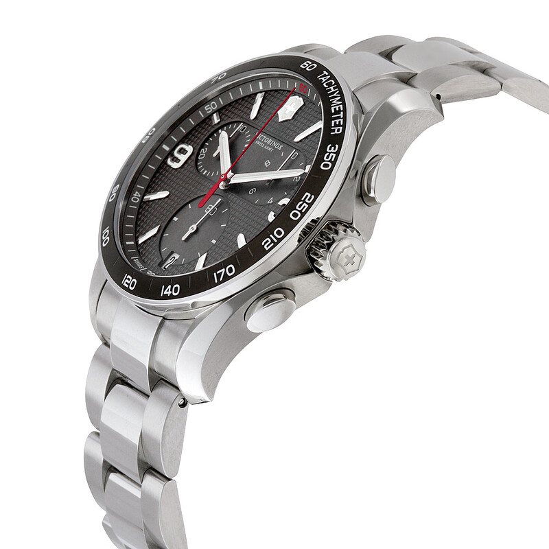 チェロ Victorinox Swiss Army Chrono Classic Grey Dial Men's Watch 241656