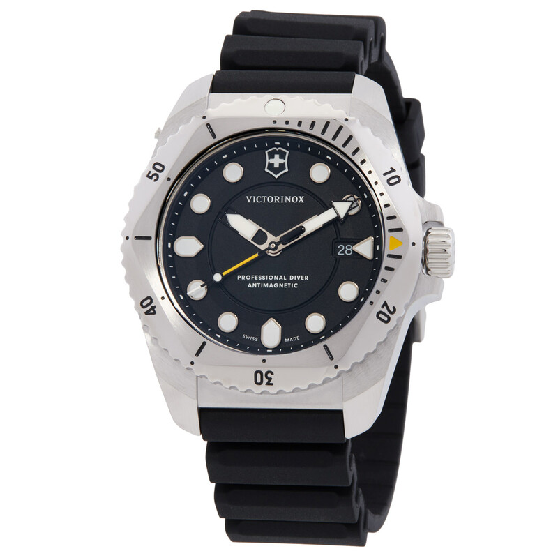 Victorinox Dive Pro Quartz Black Dial Men's Watch 241990
