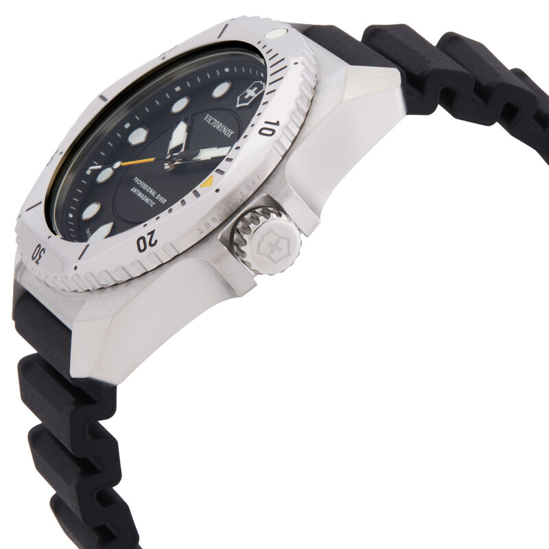 AND Y  Victorinox Dive Pro Quartz Black Dial Men's Watch 241990