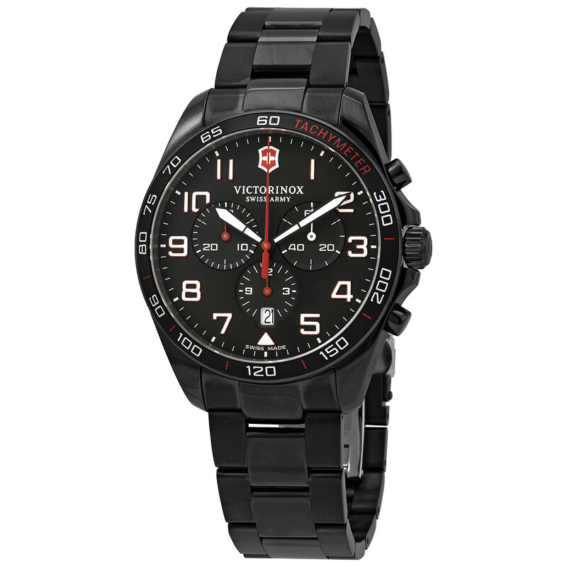 Victorinox FieldForce Sport Chronograph Quartz Black Dial Men's