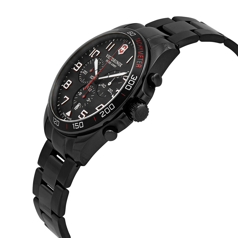 Victorinox FieldForce Sport Chronograph Quartz Black Dial Men's
