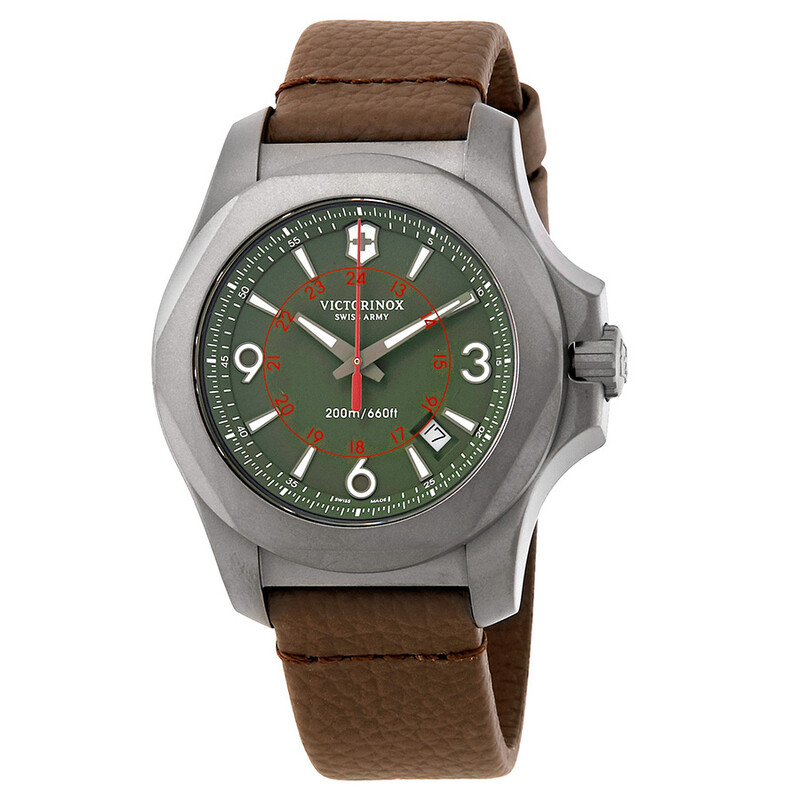 Victorinox 腕時計 ブラウンレザー Victorinox Swiss Army Men's Quartz Watch 242040 | Robbins Brothers