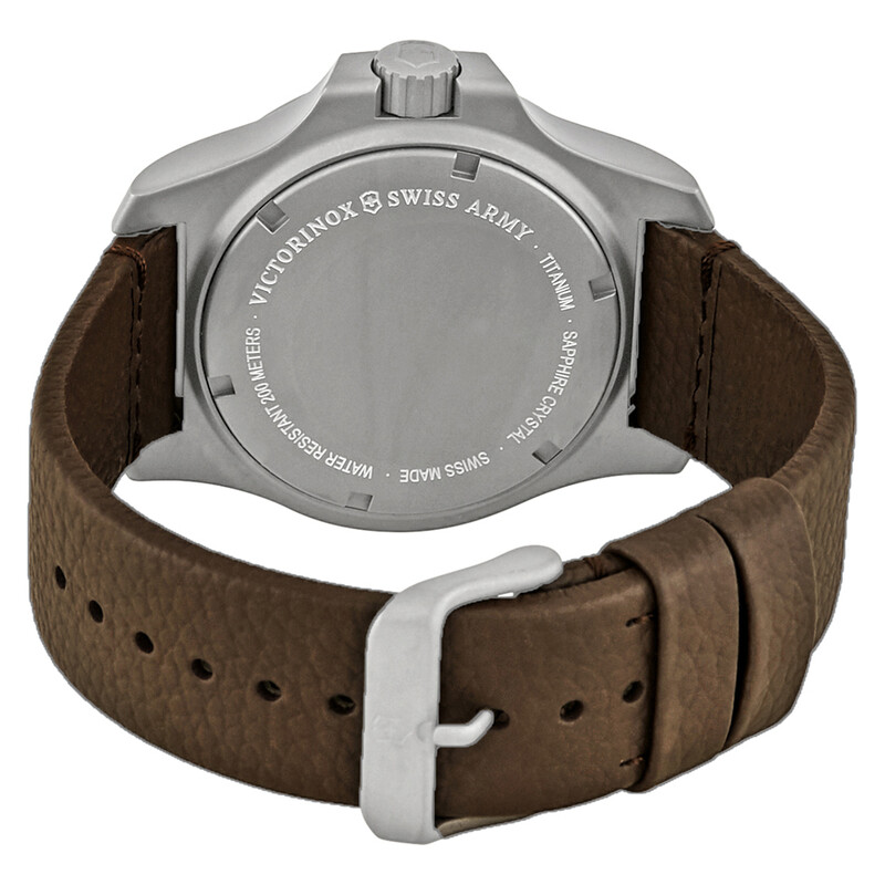 Victorinox 腕時計 ブラウンレザー Victorinox Swiss Army Men's Quartz Watch 242040 | Robbins Brothers