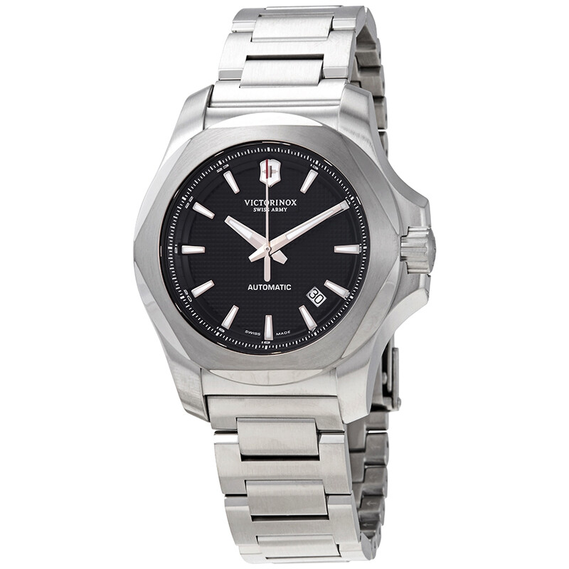 Victorinox I.N.O.X. Automatic Black Dial Men's Watch 241837
