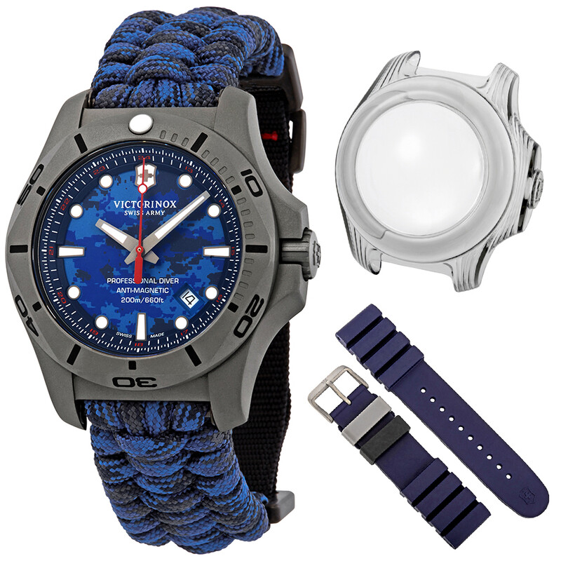 Victorinox I.N.O.X. Professional Diver Titanium Blue Camo Dial