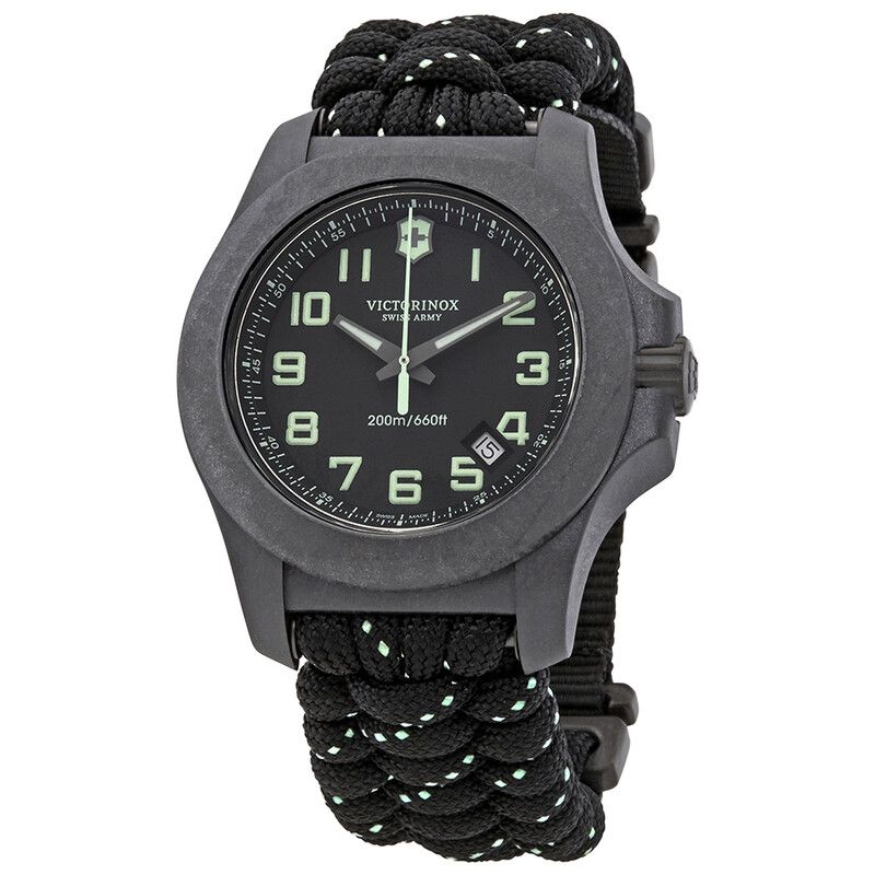 Victorinox I.N.O.X. Quartz Black Dial Men's Watch 241859