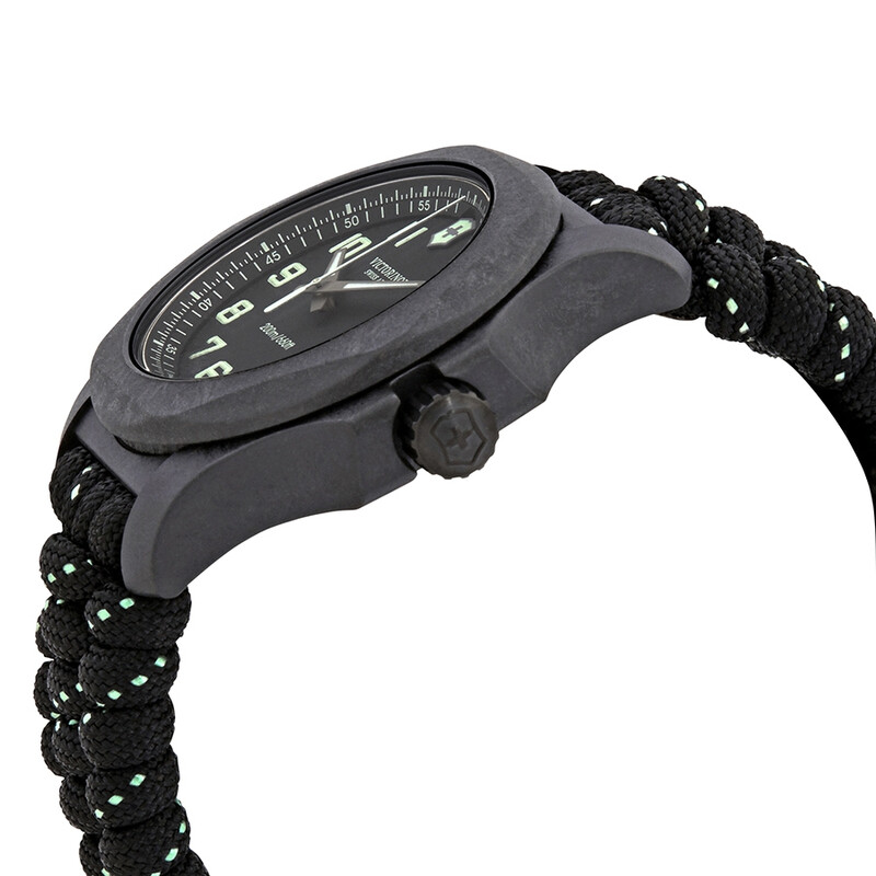 Victorinox I.N.O.X. Quartz Black Dial Men's Watch 241859