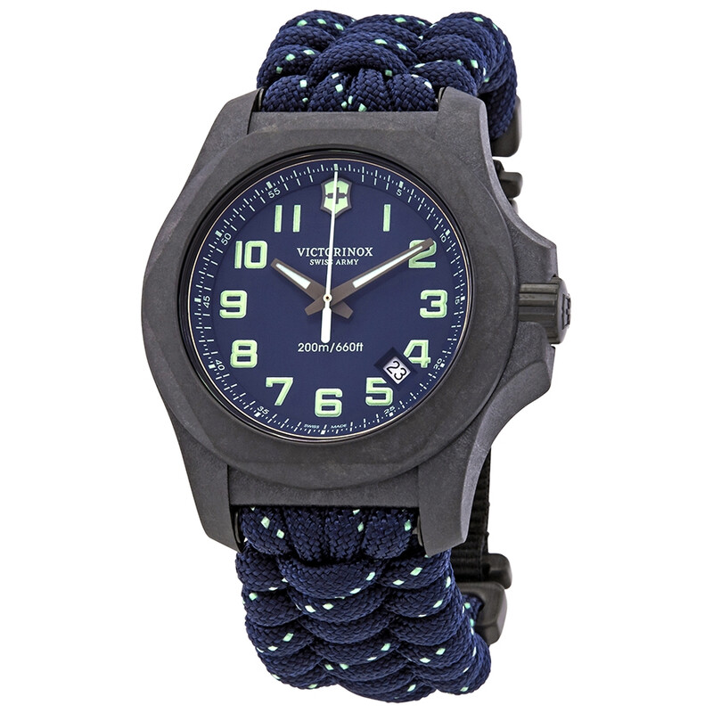 ウッズオブウィンザーフォージェントルマンコロン100ml Victorinox I.N.O.X. Carbon Blue Dial Men's Watch 241860