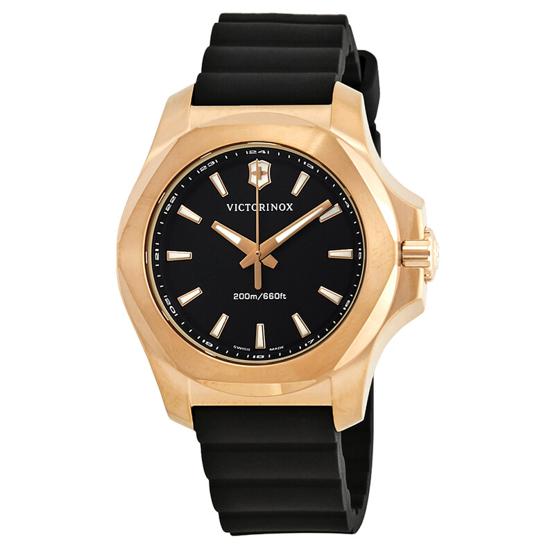 レディース時計サイズ33のパーツ(幅1.4mm) Victorinox I.N.O.X. V Black Dial Ladies Watch 241808 046928130641