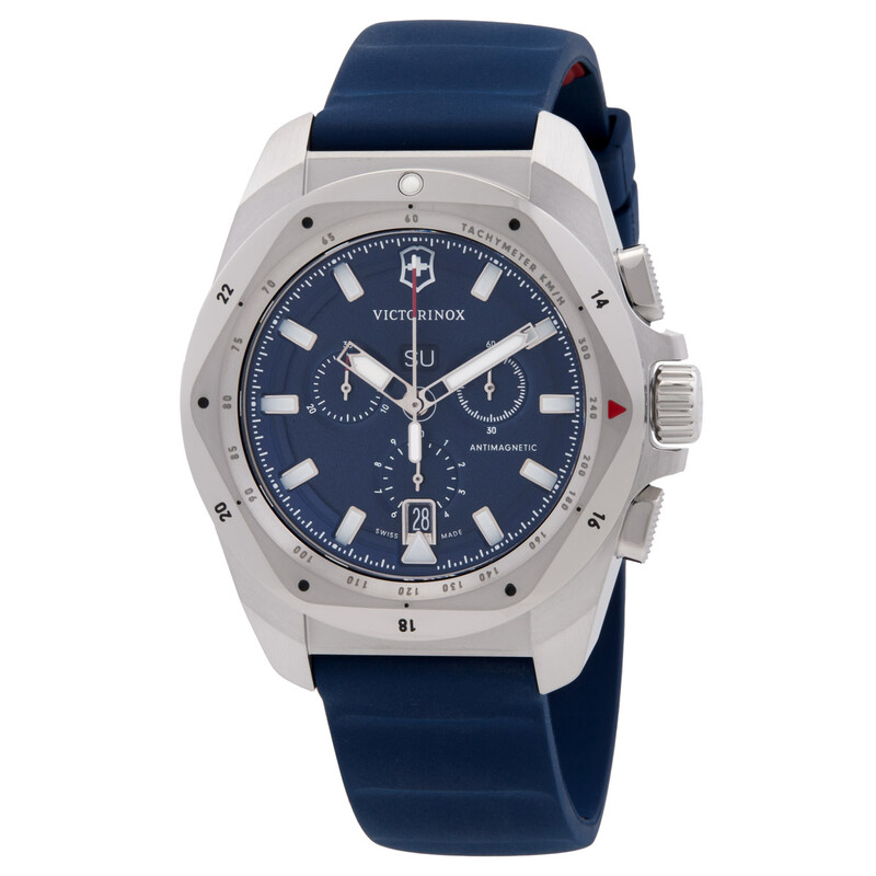ダイワクロノス Victorinox I.N.O.X. Chronograph Quartz Blue Dial Men's Watch