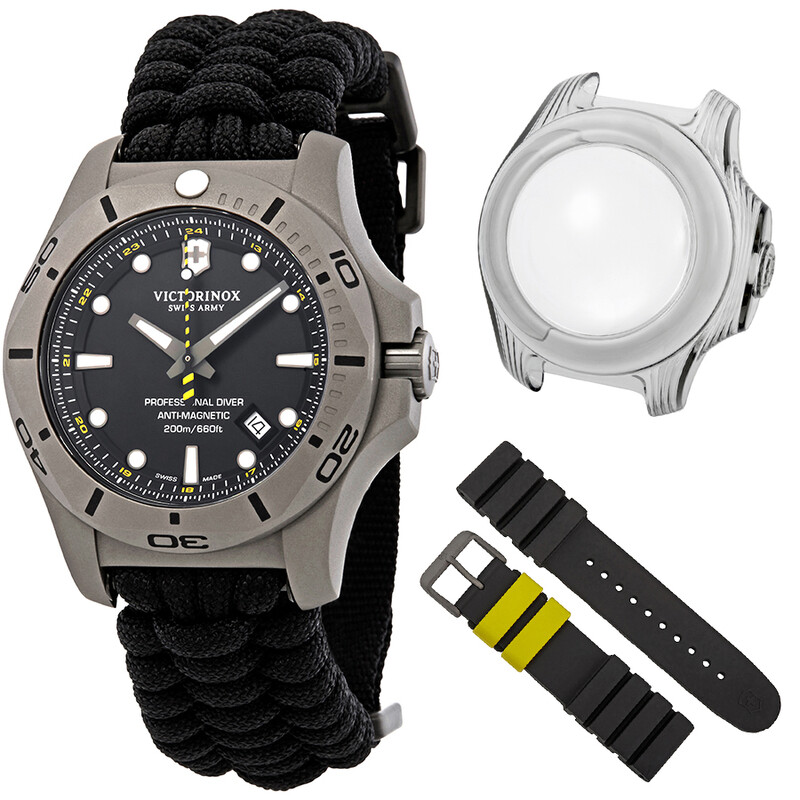 ケバブ　G-1 Victorinox I.N.O.X. Professional Diver Titanium Black Dial Men's