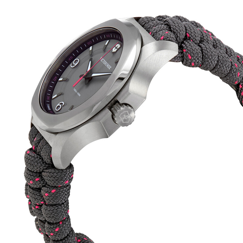 Wallows★スイスミリタリー腕時計★グレーガンメタクォーツ★レディース Victorinox Quartz Grey Dial Ladies Watch 241920 7611160121875
