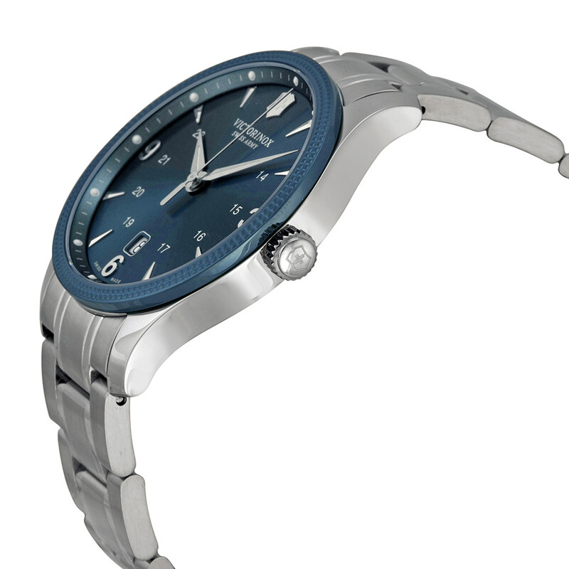 Victorinox Swiss Army Alliance Blue Dial Stainless Steel Watch