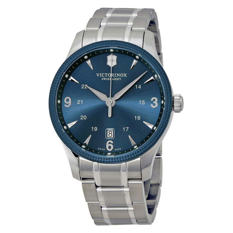 Victorinox Swiss Army Alliance Blue Dial Stainless Steel Watch