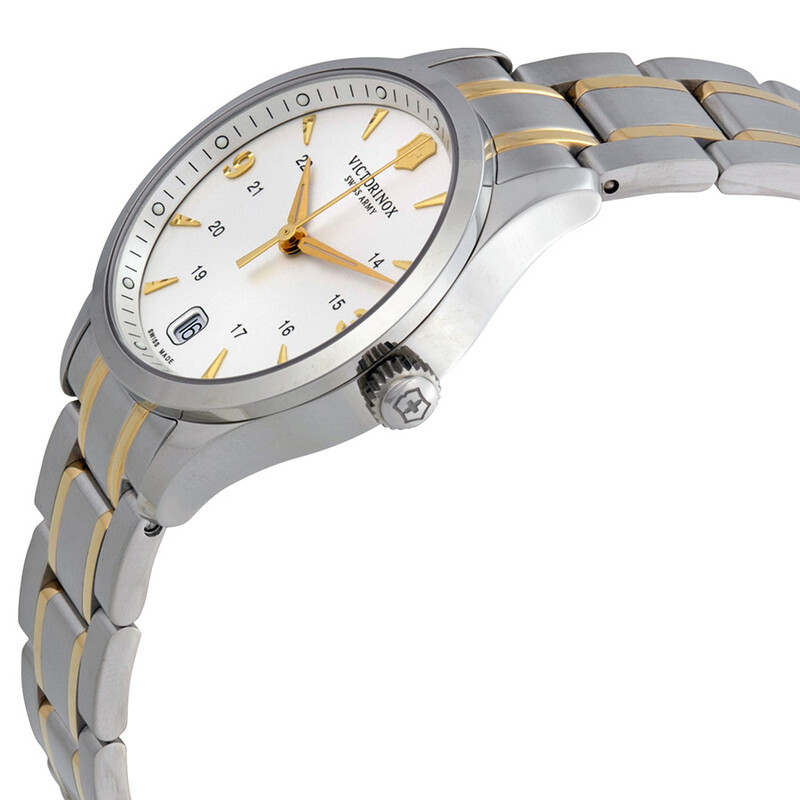 Victorinox Swiss Army Two-Tone Silver and Gold Stainless Steel Ladies Watch s-l400.jpg main image 4