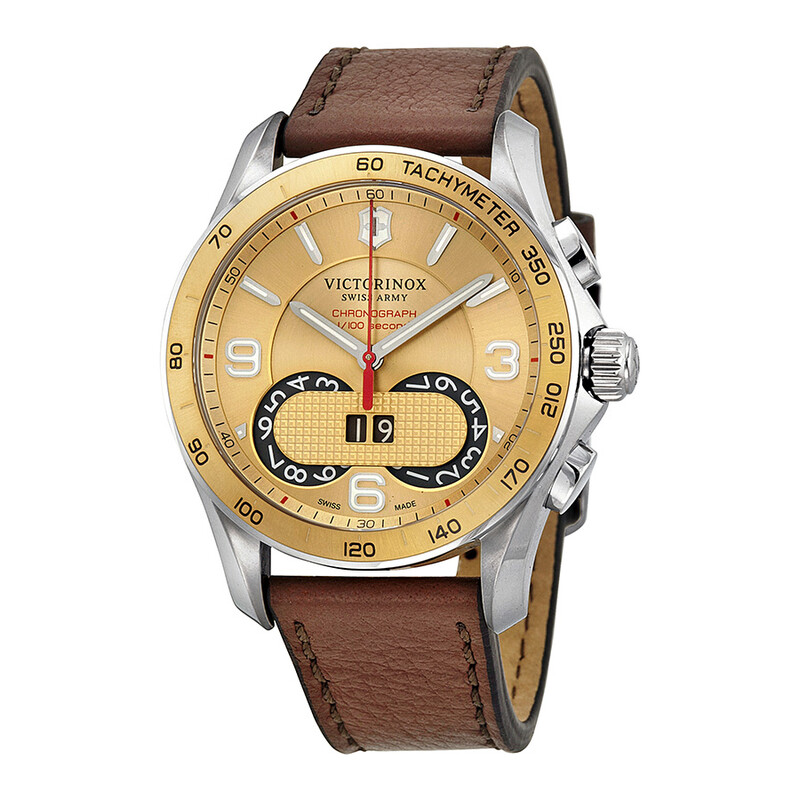 Victorinox Swiss Army Chrono Classic Gold Dial Men's Watch 241617