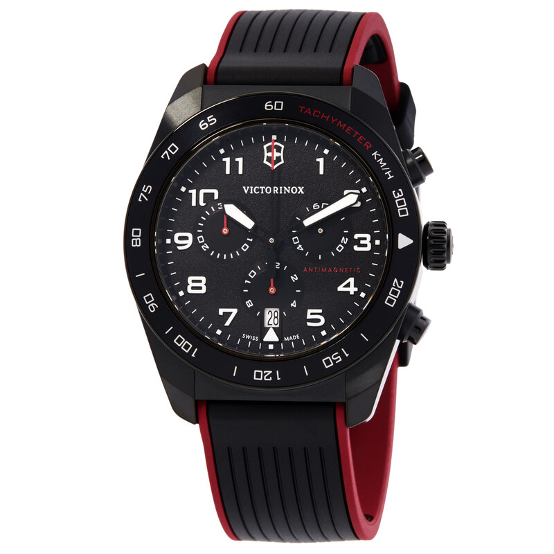 Victorinox Swiss Army Chronograph Quartz Black Dial Men's Watch