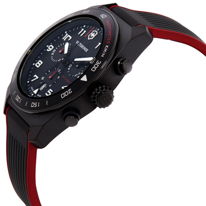 Victorinox Swiss Army Chronograph Quartz Black Dial Men's Watch