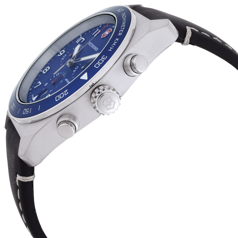 Victorinox Swiss Army Chronograph Quartz Blue Dial Men's Watch