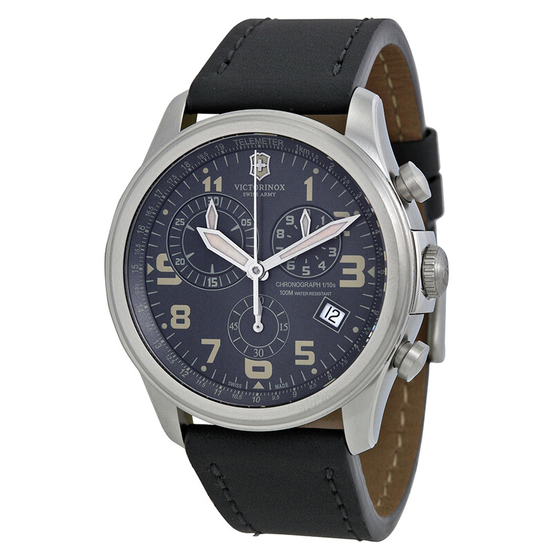 Victorinox Swiss Army Infantry Vintage Chronograph Gray Dial Men's